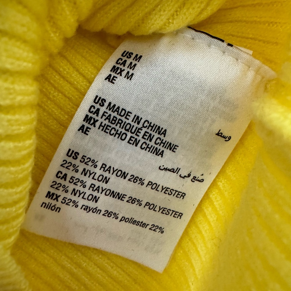 NWOT Style & Co Bright Ribbed Top - Picture 4 of 4